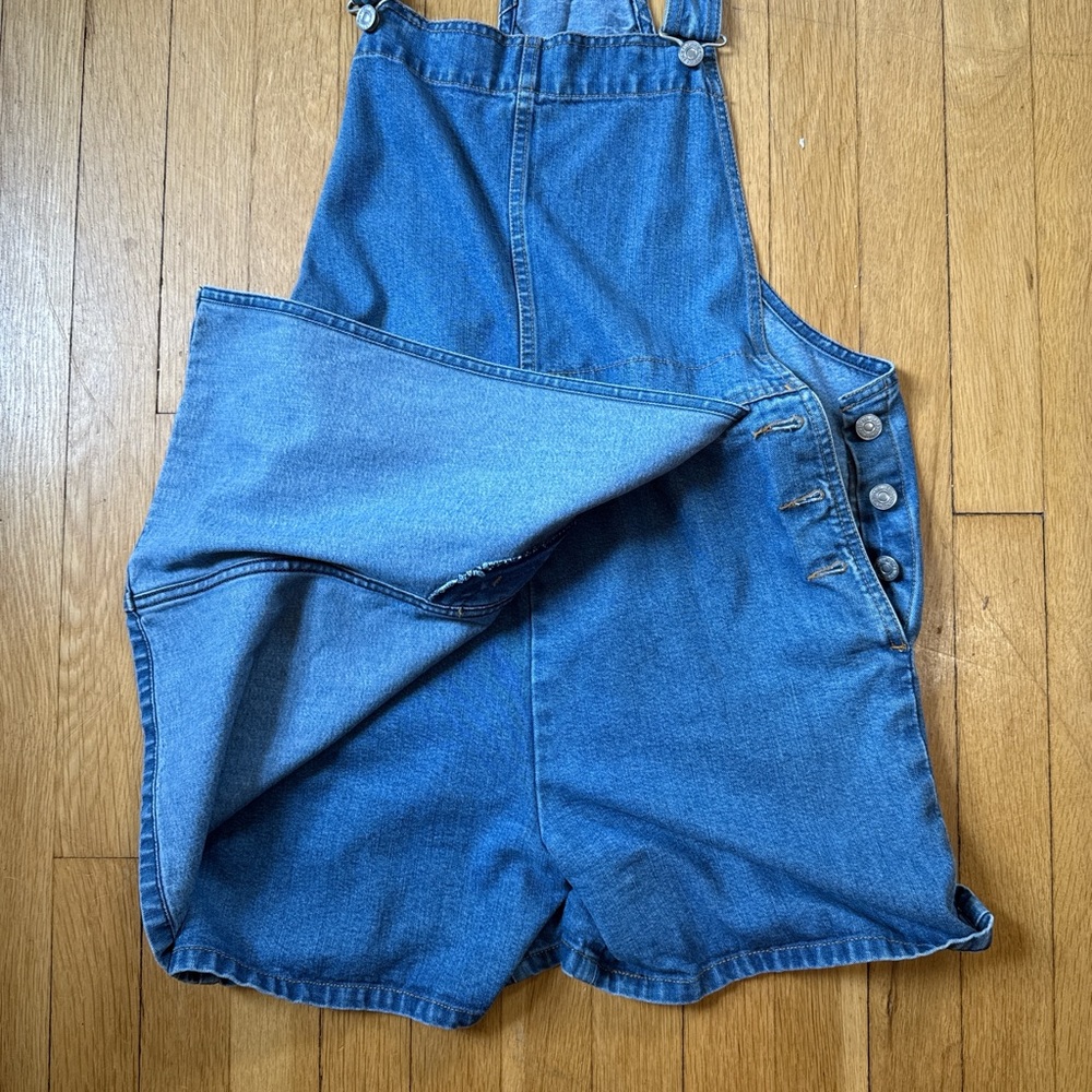 Blue Denim Overall Dress - Picture 3 of 5